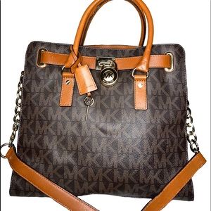 Michael Kors Hamilton Large Tote w/ Lock and Key